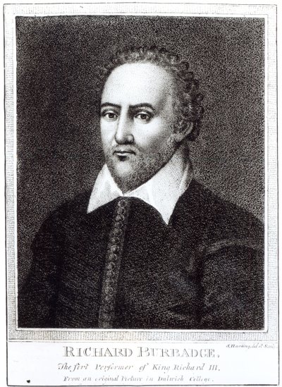 Portrett av Richard Burbaz (1573-1619) av Samuel Harding