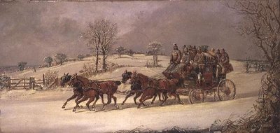 Trener fra Ipswich til London av Samuel Henry Alken