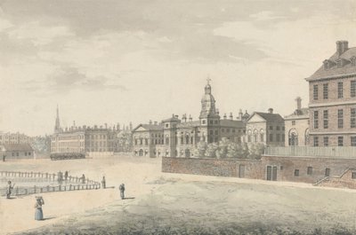 Horse Guard's Parade, Whitehall av Samuel Hieronymus Grimm