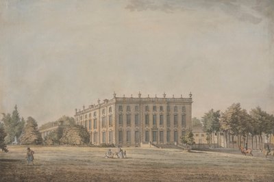 Utsikt over Wingerworth Hall, Derbyshire av Samuel Hieronymus Grimm