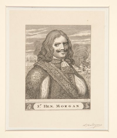 Portrett av Sir Henry Morgan av Samuel Hollyer