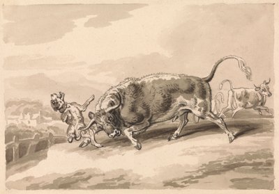 Okseangripende mastiff av Samuel Howitt