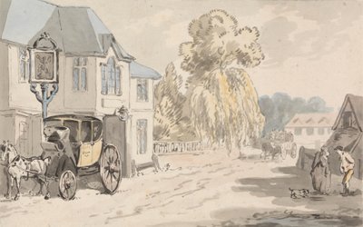 Ryttere utenfor et vertshus av Samuel Howitt