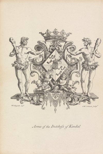 Arms of the Cutchess of Kendal av Samuel Ireland