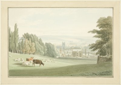 Bristol fra under Royal Fort, Tyndall's Park av Samuel Jackson