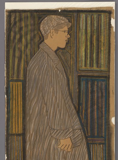 Stående gutt i full lengde av Samuel Jessurun de Mesquita (signed by artist)
