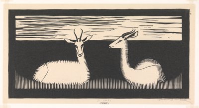 To gaseller av Samuel Jessurun de Mesquita (signed by artist)