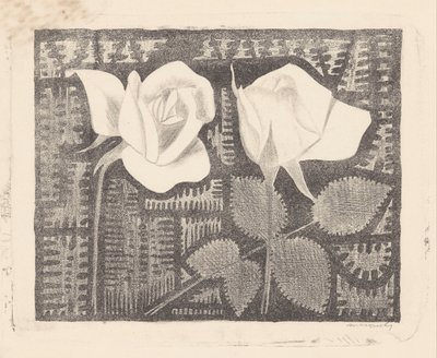 To roser av Samuel Jessurun de Mesquita (signed by artist)