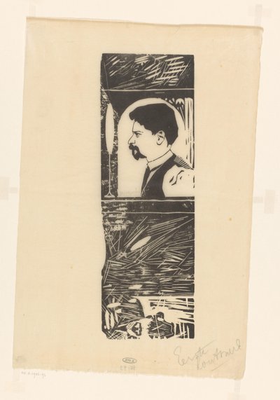 Selvportrett av Samuel Jessurun de Mesquita (signed by artist)