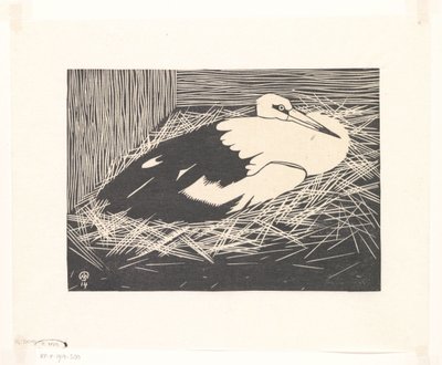 White Stork (Magoear Stork) av Samuel Jessurun de Mesquita