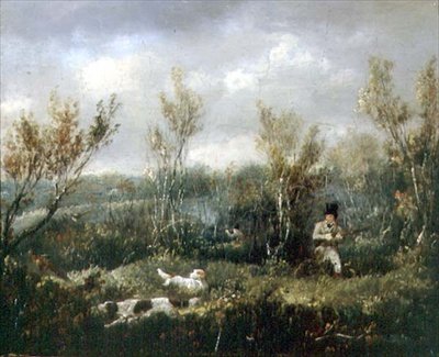 Fasanskyting (olje på lerret) av Samuel John Egbert Jones