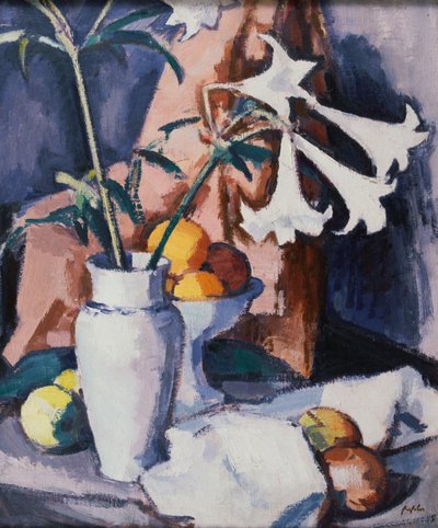 Madonna Lilies, ca. 1926 av Samuel John Peploe