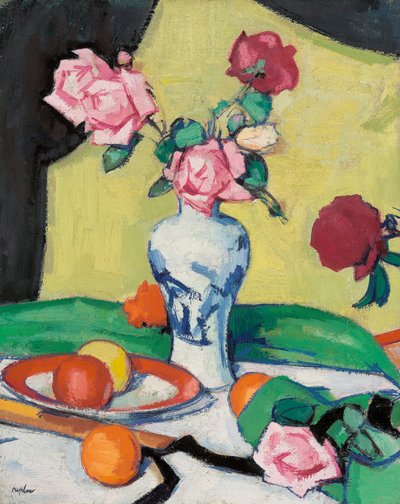 Roses, tidlig på 1920-tallet av Samuel John Peploe