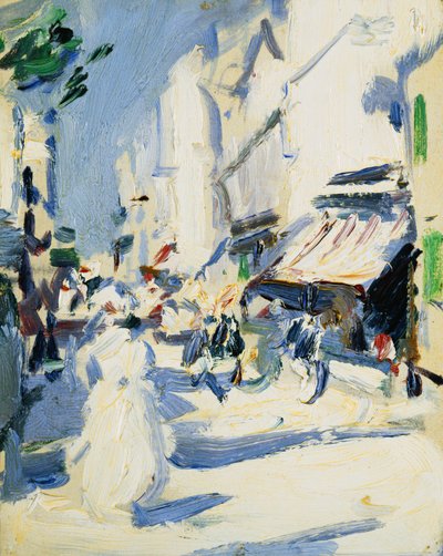 Gate i Paris, ca. 1907 av Samuel John Peploe