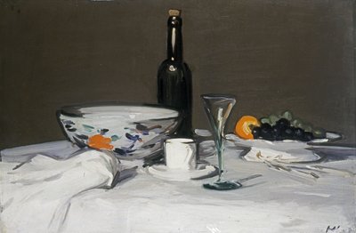 Den svarte flasken, ca. 1905 av Samuel John Peploe