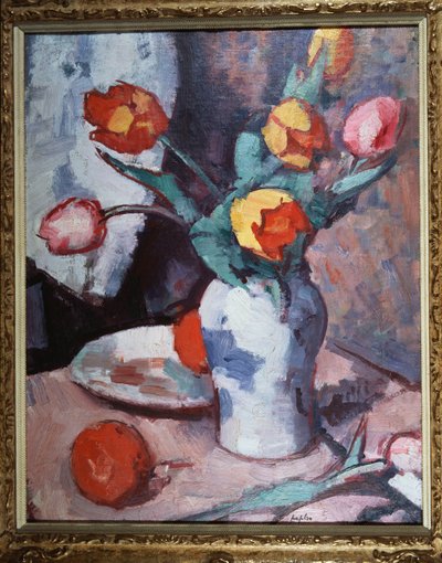 Tulipaner, ca. 1928 av Samuel John Peploe