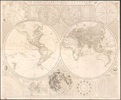 Scientia terrarum et coelorum: eller, himmelen og jorden astronomisk og geografisk avgrenset og vist: inneholder de mest nysgjerrige og nyttige opplysningene i solcellestjerne- og verdslige systemer, trofast oppregnet og avgrenset i henhold til t. av Samuel; Kitchin Dunn