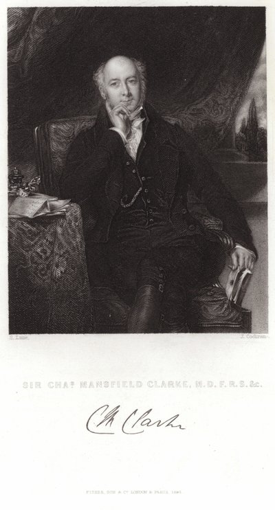 Portrett av Sir Charles Mansfield Clarke av Samuel Lane