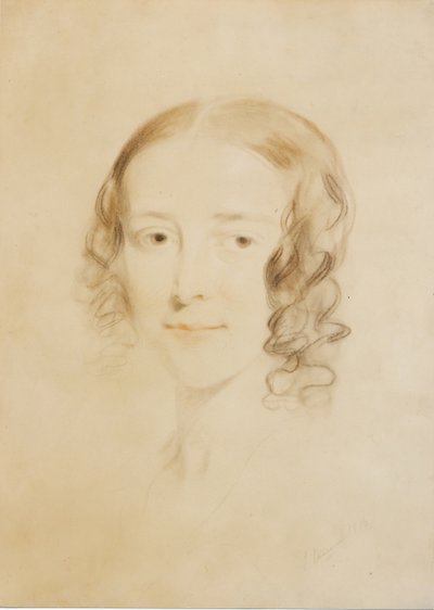 Frances Elizabeth Dickens (Fanny Burnett), 1836 (pastell og fargestift på papir) av Samuel Laurence