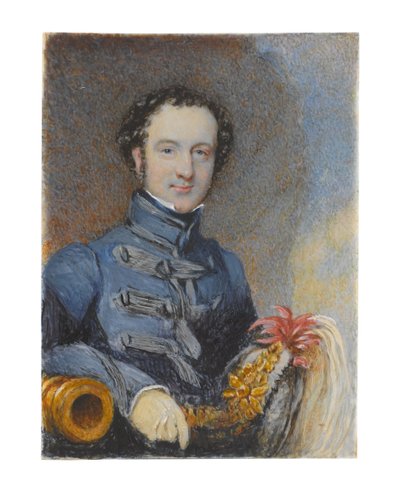 Kaptein William Siborne, 1830 ca av Samuel Lover