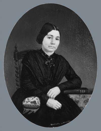 Portrett av en dame, ca. 1850. av Samuel Lovett Waldo