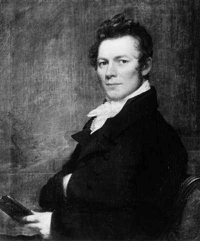 Portrett av en mann, ca. 1820. av Samuel Lovett Waldo