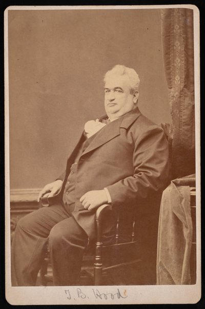 Portrett av Dr. T.B. Hood, mellom 1876 og 1880. av Samuel Montague Fassett