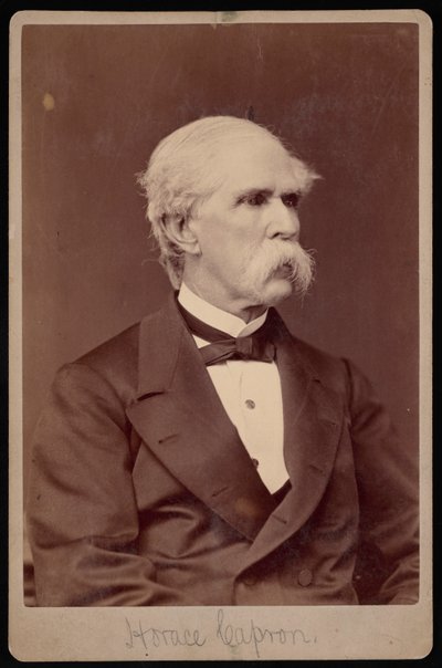 Portrett av Horace Capron 1804-1885, før 1885. av Samuel Montague Fassett