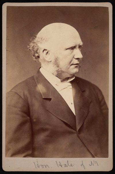 Portrett av Robert Safford Hale 1822-1881, før 1881. av Samuel Montague Fassett
