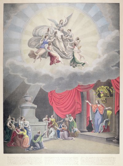 The Apotheosis of Washington, gravert av H. Weishaupt av Samuel Moore