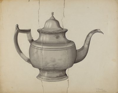 Tekanne i tinn av Samuel O. Klein