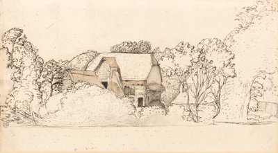 En gammel låve ved Shoreham av Samuel Palmer