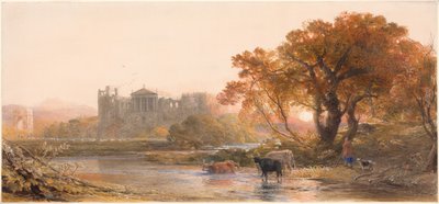 Kveld i Italia – den øde villaen av Samuel Palmer
