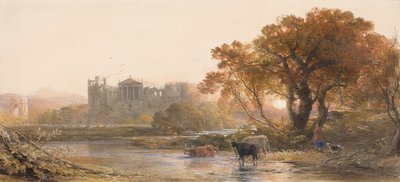 Kveld i Italia, den øde villaen, 1845 av Samuel Palmer
