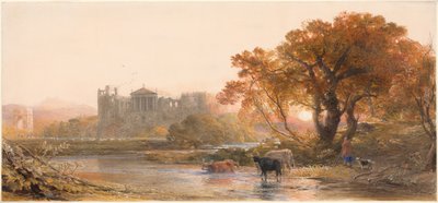 Kveld i Italia – den øde villaen av Samuel Palmer