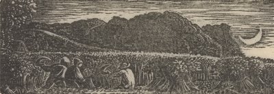 Høst under en halvmåne av Samuel Palmer