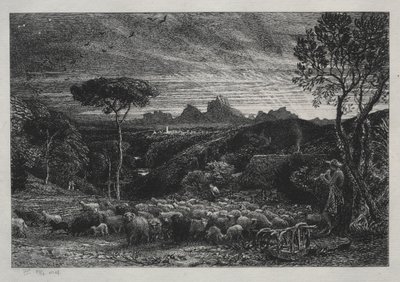 Åpne folden av Samuel Palmer