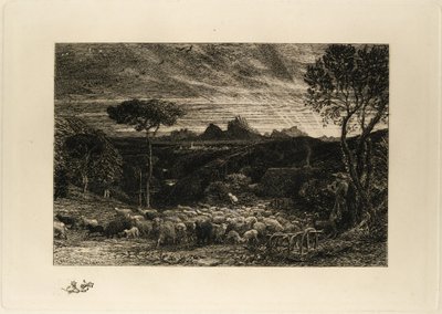 Åpning av kveen, eller Tidlig morgen av Samuel Palmer