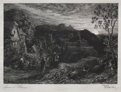 The Bellman, 1879. av Samuel Palmer