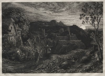 The Bellman, 1879. av Samuel Palmer