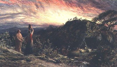 The Dawn of Life (akvarell og gouache) av Samuel Palmer