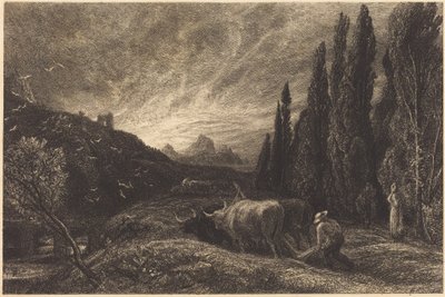 Den tidlige pløyeren av Samuel Palmer