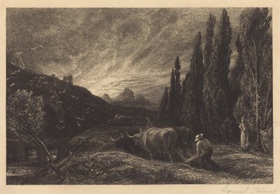 Den tidlige pløyeren av Samuel Palmer