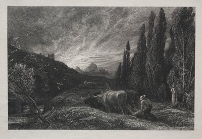 Den tidlige plogmannen av Samuel Palmer