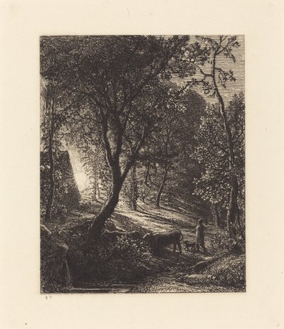 Gjeterens hytte av Samuel Palmer