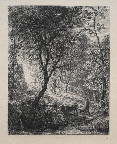 Gjeterens hytte av Samuel Palmer