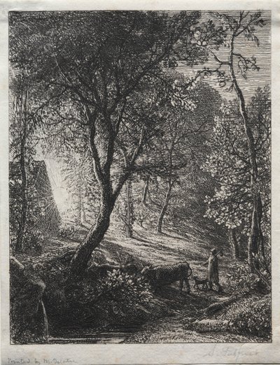 Gjeterens hytte av Samuel Palmer