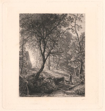 Gjeterens hytte av Samuel Palmer