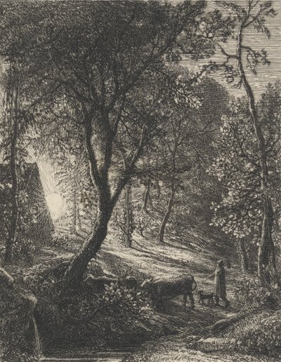 Gjeterens hytte av Samuel Palmer