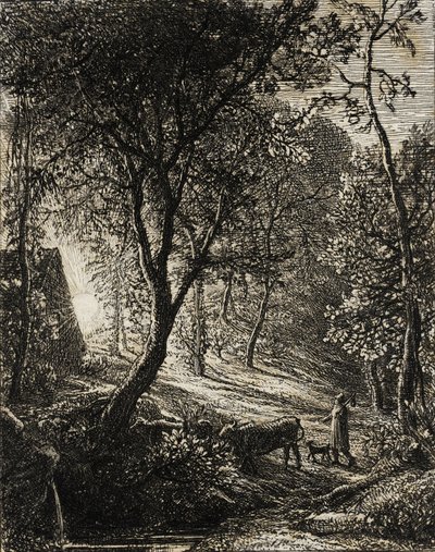 Kveghyrdens hytte av Samuel Palmer